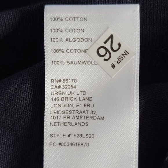 Teddy Fresh Heavy Metal Long Sleeve Tee Size XS Black Unisex Graphic Print NWOT - Picture 8 of 11